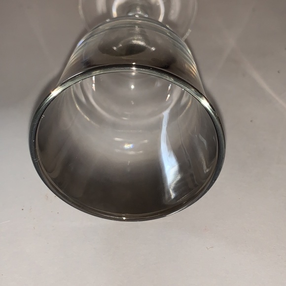 Vintage Set of 4 Silver Band Cordial/Sherry Footed Glasses, France - Picture 4 of 5